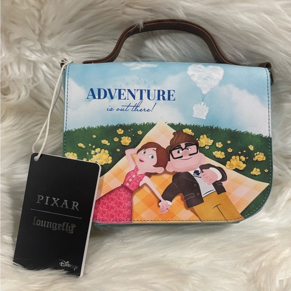 Disney Handbags - Loungefly Disney Pixar Up Carl & Ellie Picnic Crossbody Bag